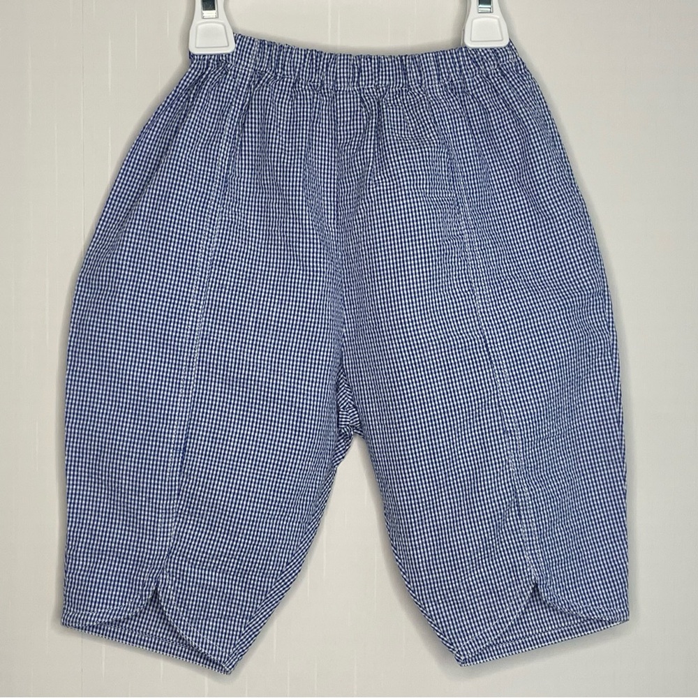Vintage Samara Girls Bunny Seersucker Outfit Blue White S 24 Months - Picture 6 of 15